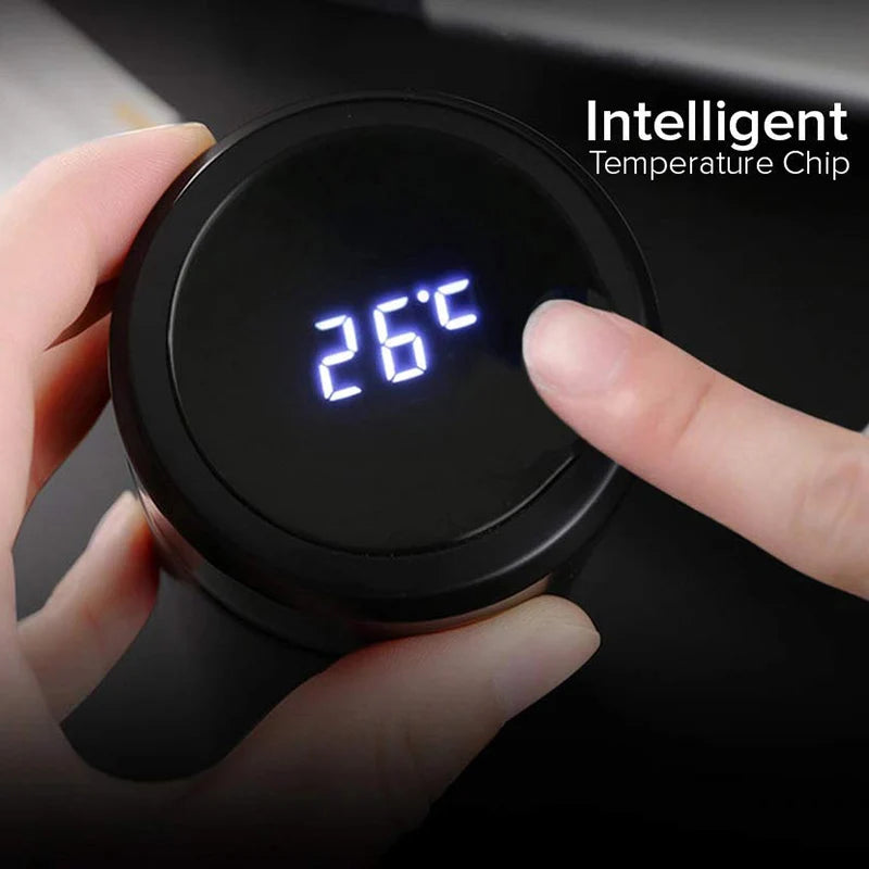 Stainless Steel Smart Thermos Bottle with LCD Temperature Display