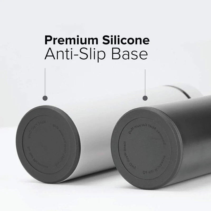Stainless Steel Smart Thermos Bottle with LCD Temperature Display