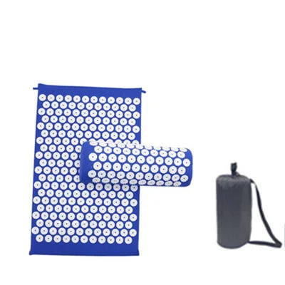 Acupressure Mat and Pillow Set for Neck, Back, and Foot Pain Relief β Eco-Friendly Massage Cushion