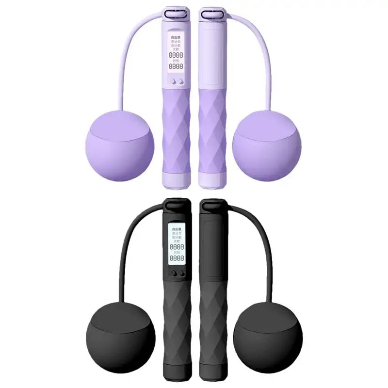 Cordless Digital Jump Rope with Counter – Adjustable Smart Fitness Tool