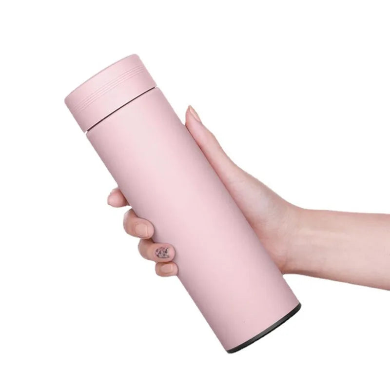Smart 500ml Thermos Bottle with LCD Temperature Display – Leakproof