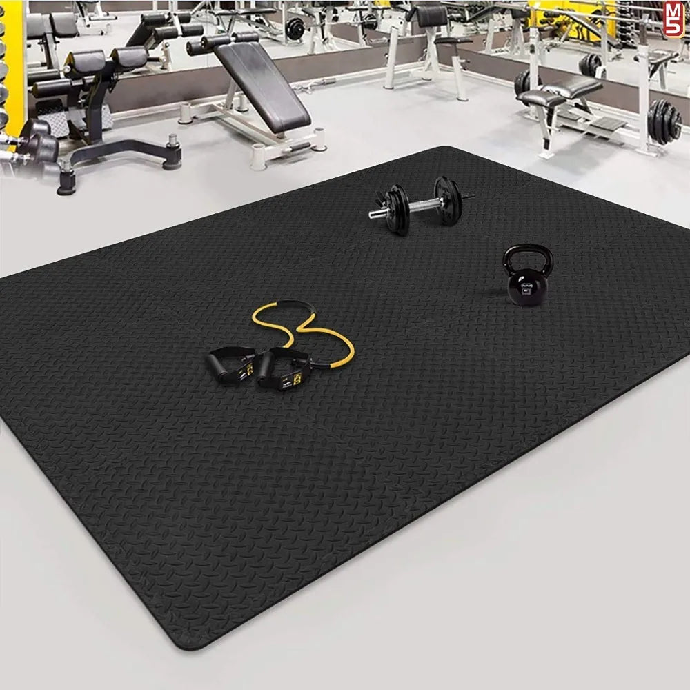 Massage Cushion EVA Foam Puzzle Exercise Mat | Home Gym Interlocking Non-Slip Floor Mats | Waterproof Acupressure Workout Mat