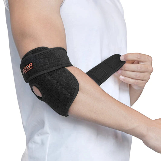 Adjustable Elbow Support Protector for Sports & Pain Relief