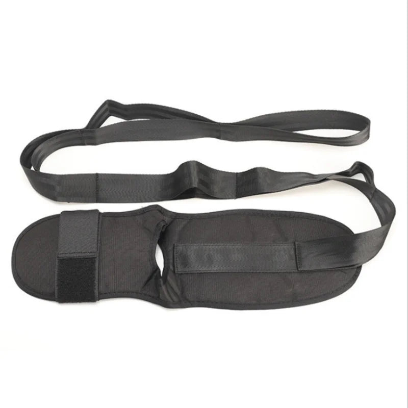115cm Yoga Stretch Strap – Flexibility & Rehab Belt with Loops