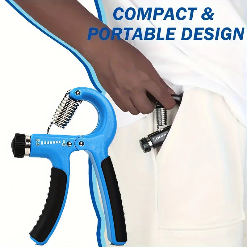 Adjustable Hand Grip Strengthener – Finger & Wrist Trainer for Men/Women