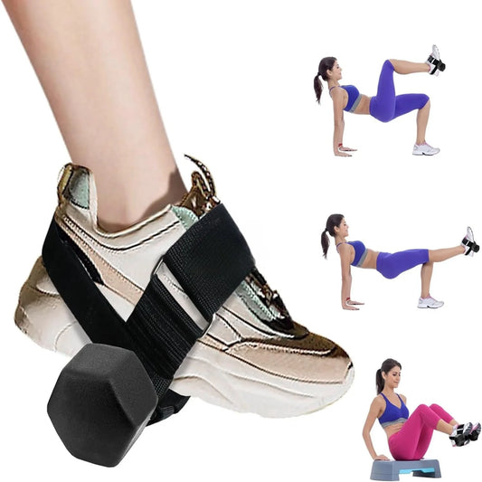 Adjustable Dumbbell Foot Strap – Tibialis Trainer for Shin Strength