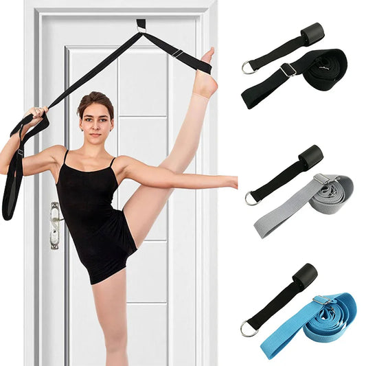 Door Leg Stretcher Strap for Ballet, Yoga, Cheer & Dance Flexibility Training