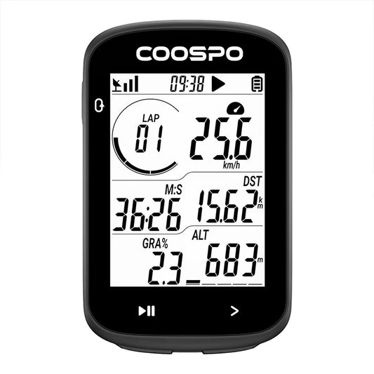 COOSPO CS300 GPS Bike Computer – Wireless ANT+ Bluetooth, IPX7