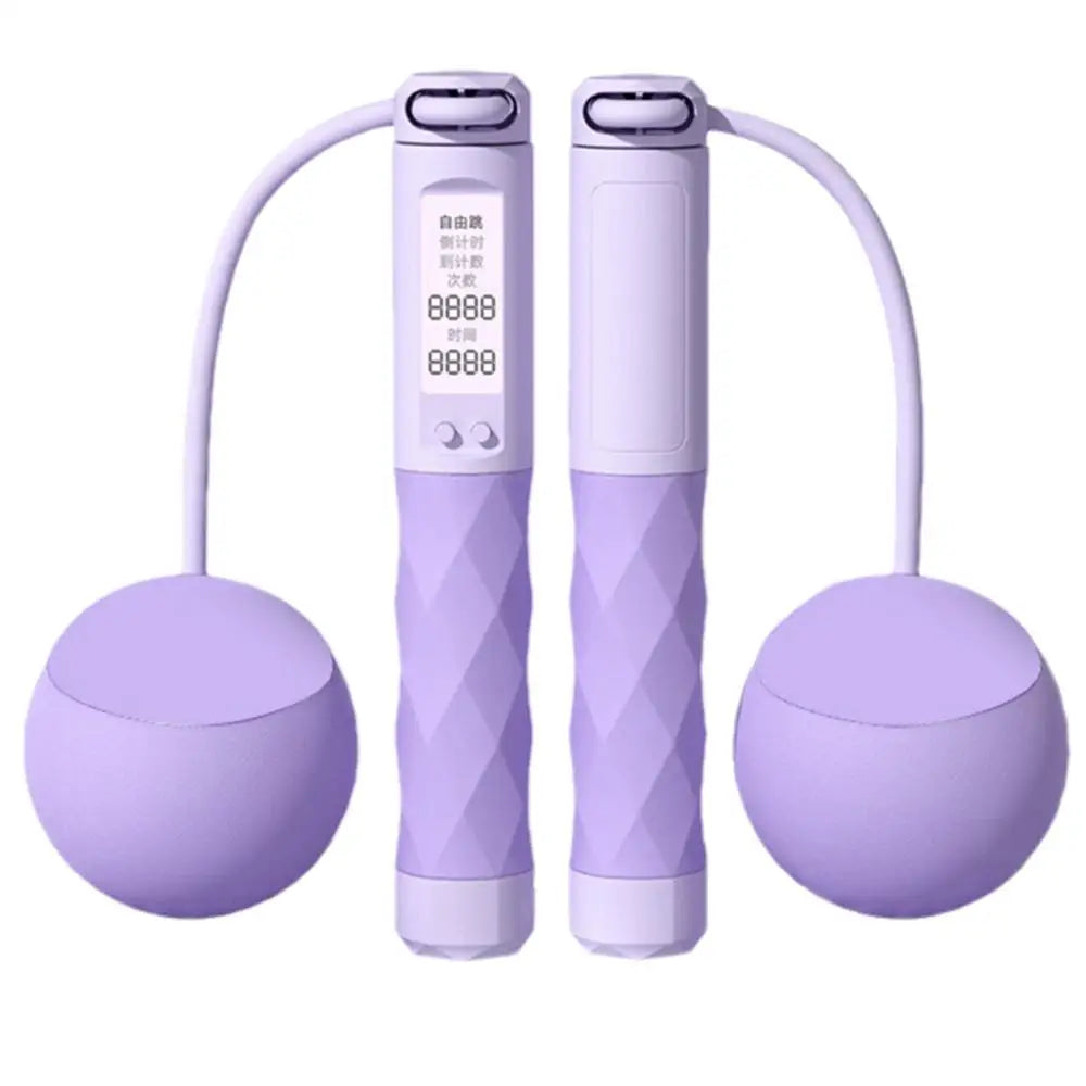 Cordless Digital Jump Rope with Counter – Adjustable Smart Fitness Tool