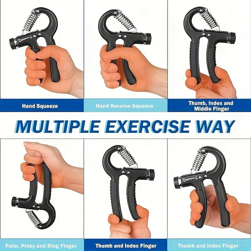 Adjustable Hand Grip Strengthener – Finger & Wrist Trainer for Men/Women