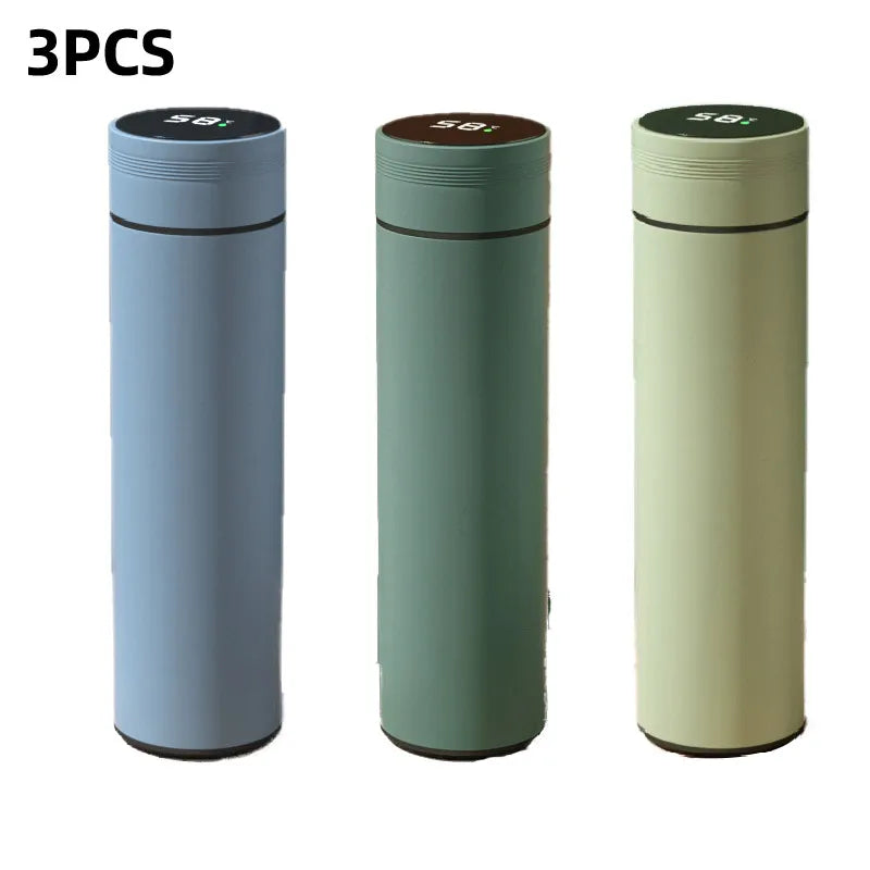 Smart 500ml Thermos Bottle with LCD Temperature Display – Leakproof