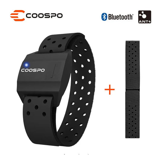 COOSPO Bluetooth Heart Rate Monitor Armband for Cyclists & Runners