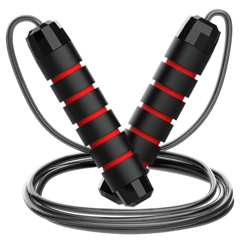 Adjustable Steel Wire Jump Rope – Tangle-Free Skipping for Fitness
