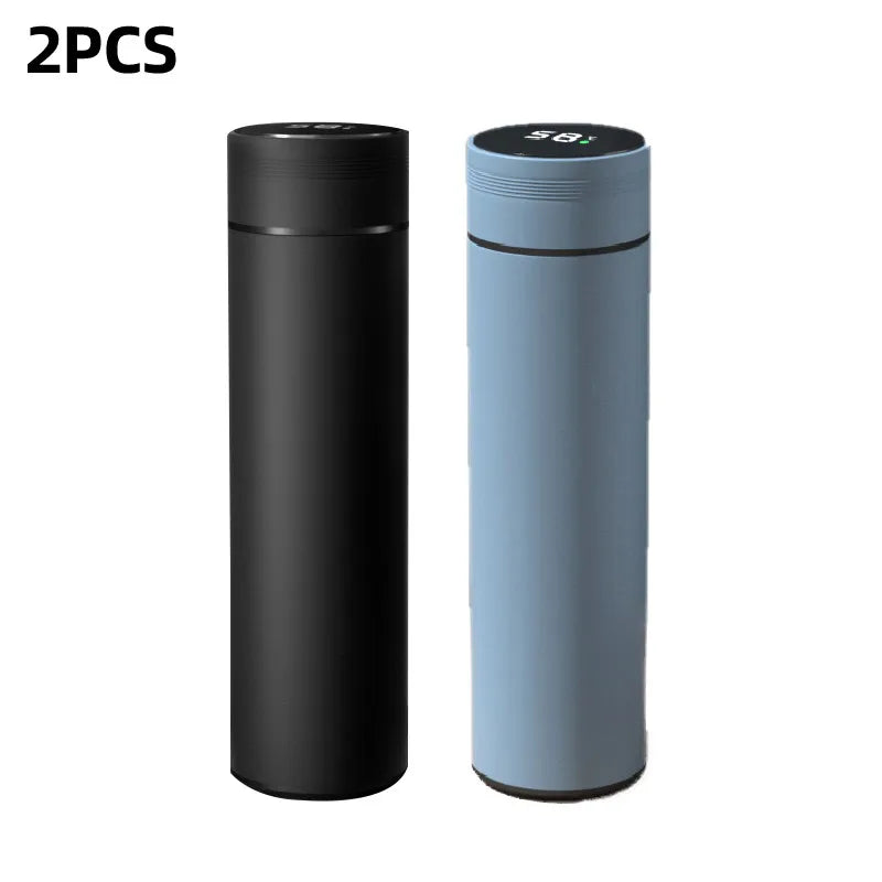 Smart 500ml Thermos Bottle with LCD Temperature Display – Leakproof