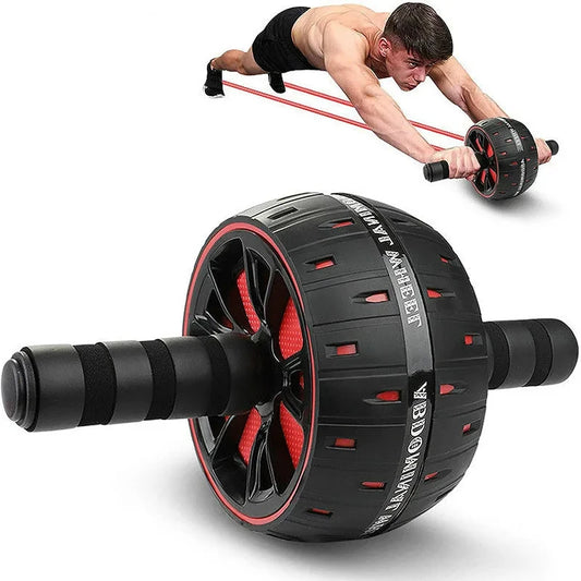 Wide AB Roller Wheel with Knee Pad – Core Workout for Home & Gym