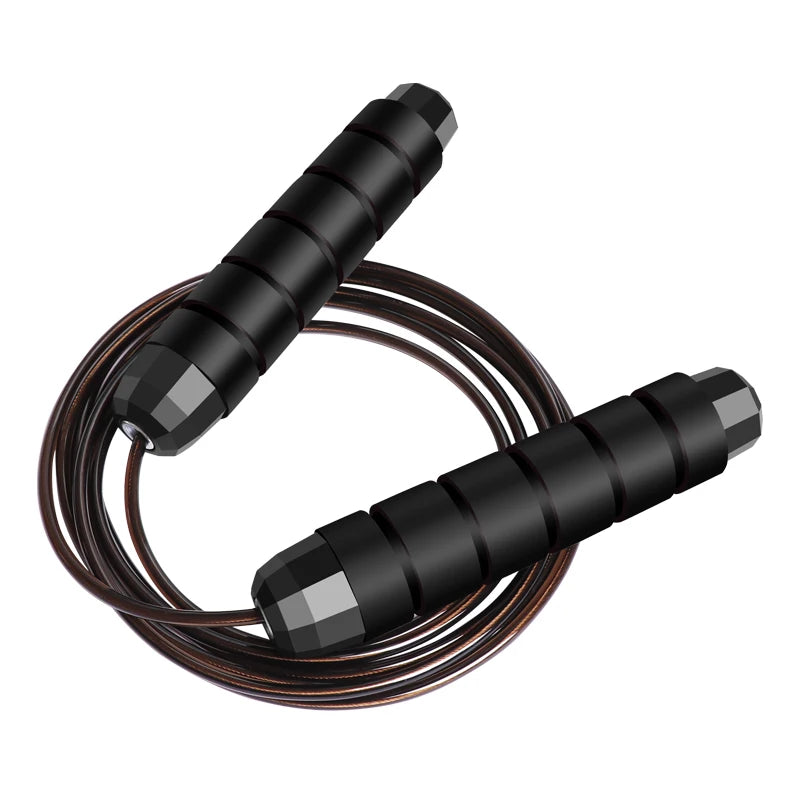 Adjustable Steel Wire Jump Rope – Speed Skipping for Fitness Training