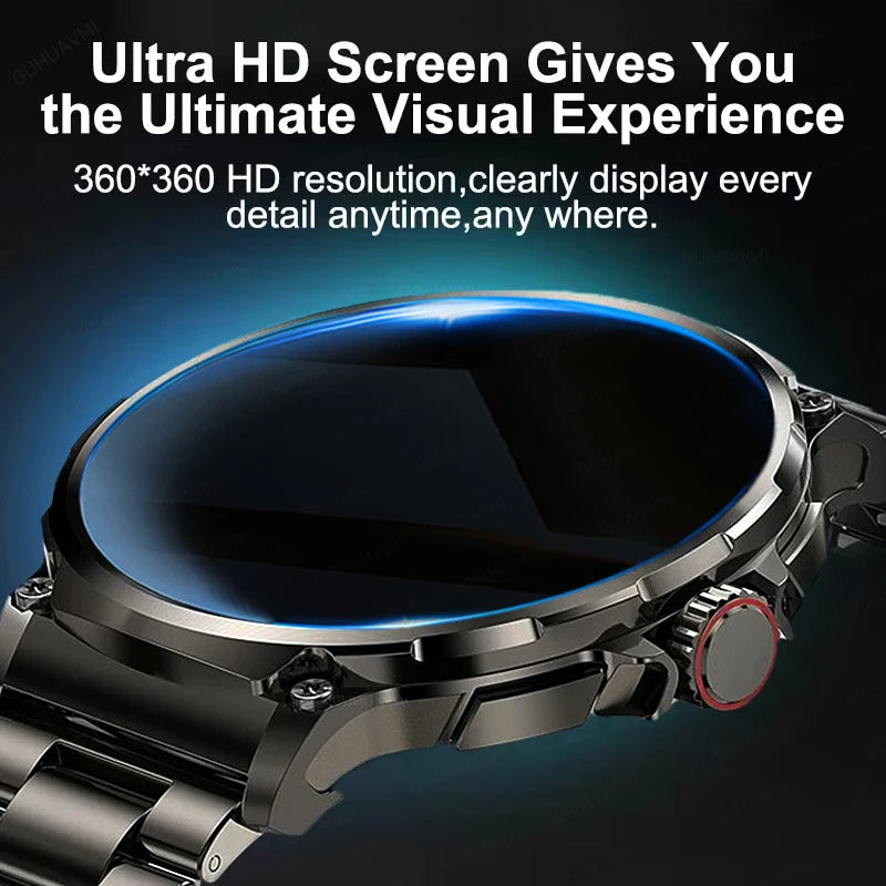 2024 1.85" AMOLED Smart Watch for Men β GPS, Bluetooth Call, Fitness Tracker, 710mAh Battery