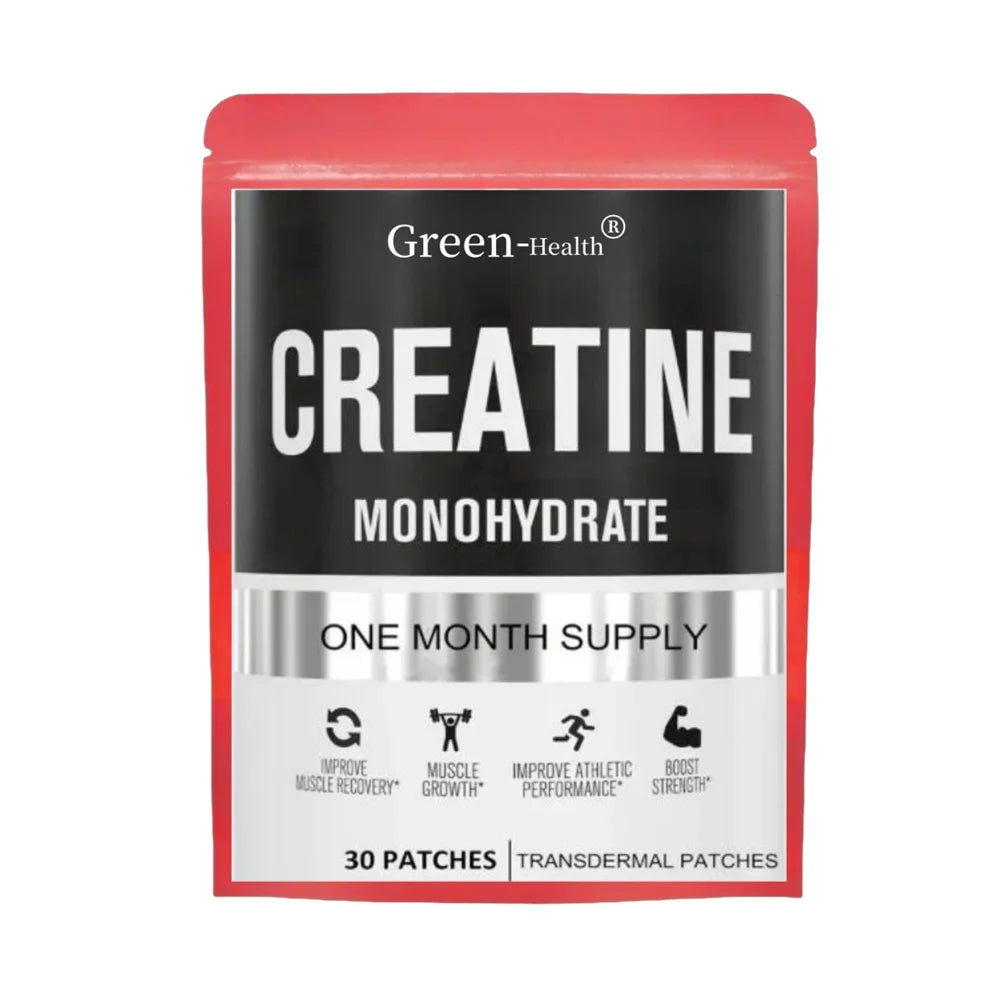 Creatine Monohydrate Transdermal Patches β Muscle Growth & Energy Boost | 30-Day Supply