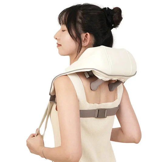 Korean Shoulder & Neck Massager with Heat – 26W BLDC Kneading Massage Shawl