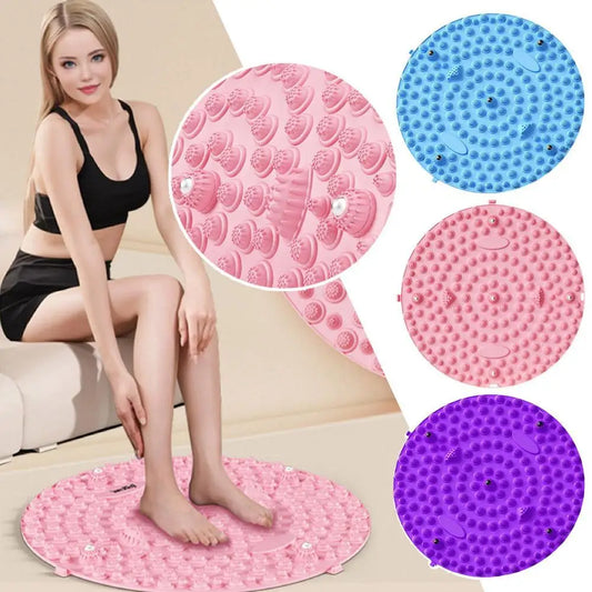 Foot Yoga Massage Acupressure Mat – Muscle Relaxation and Fitness Training Mat