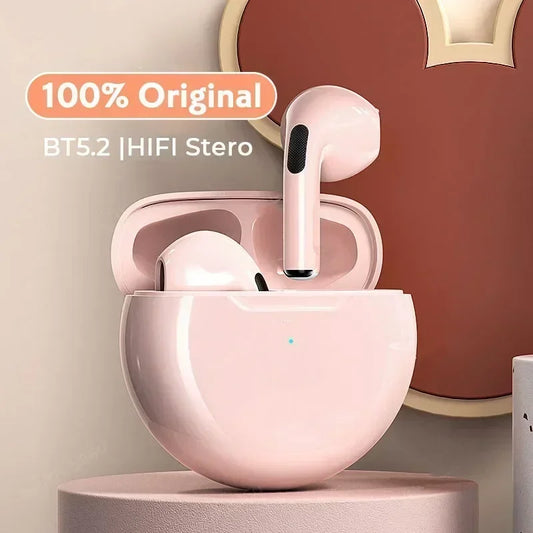 Pro6 TWS Bluetooth 5.1 Earbuds – Touch Control, 24H Playtime