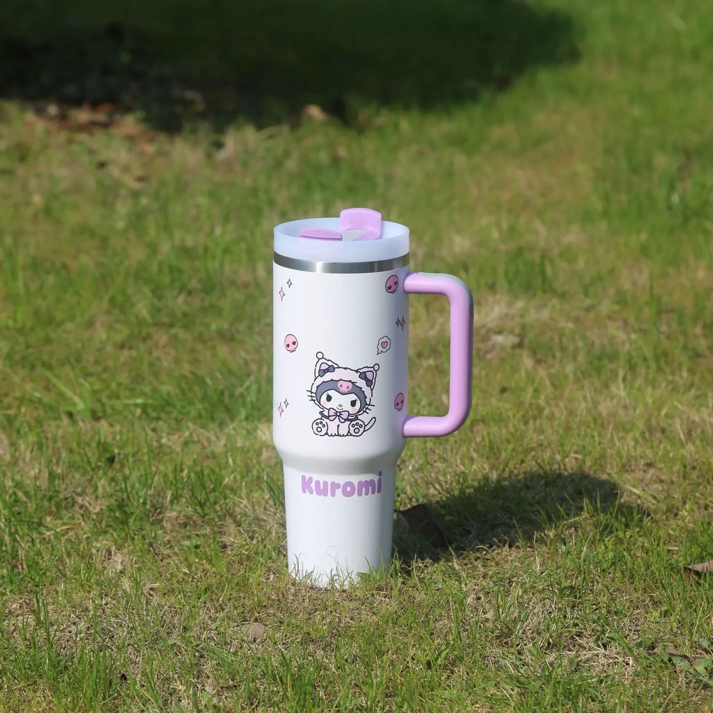 Sanrio 40oz Hello Kitty Kuromi Insulated Bottle – Stainless Steel Flask