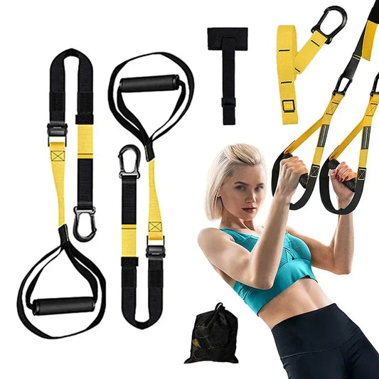 Suspension Training Strap Kit – Adjustable Strength & Fitness Trainer