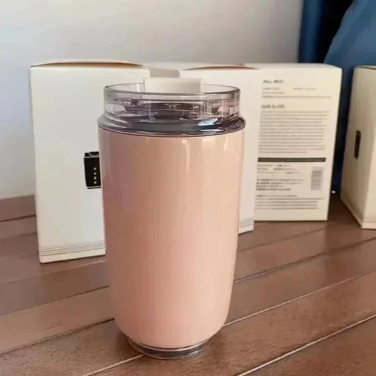 320ml Milky White Stainless Steel Thermos Cup – Insulated Travel Mug