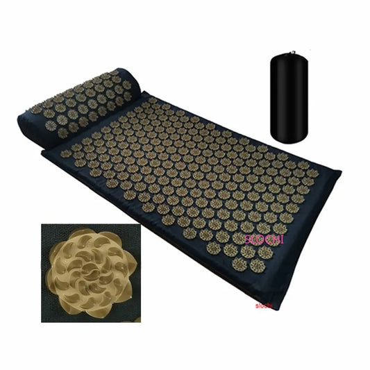 Massager Cushion | Shakti Mat Massage Yoga Mat | Acupressure Spike Mat for Stress and Back Pain Relief
