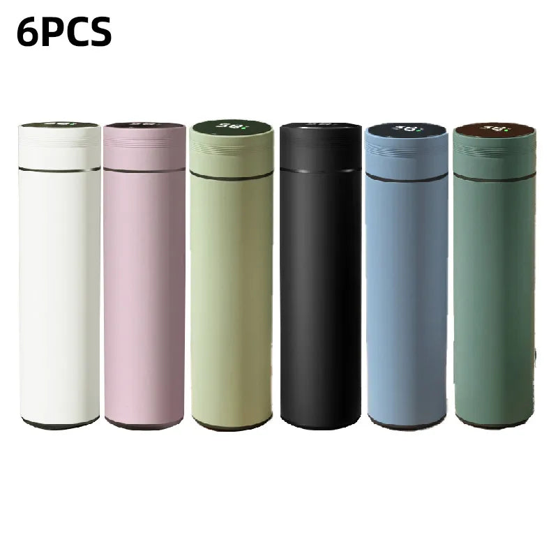 Smart 500ml Thermos Bottle with LCD Temperature Display – Leakproof