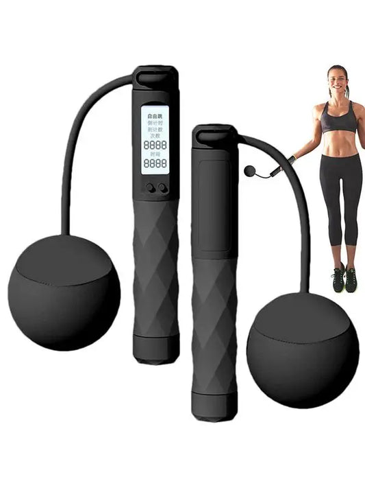 Cordless Digital Jump Rope with Counter – Adjustable Smart Fitness Tool