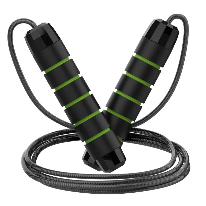 Adjustable Steel Wire Jump Rope – Tangle-Free Skipping for Fitness