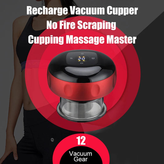 Electric Smart Cupping Therapy Device – 12-Level Massage & Scraping