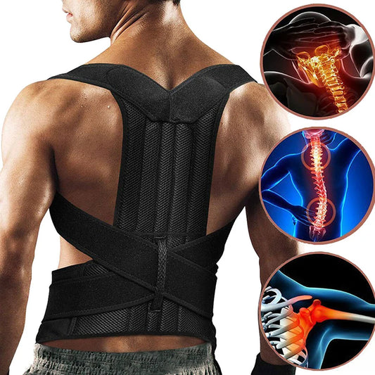 Magnetic Posture Corrector Corset for Pain Relief