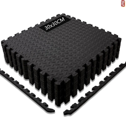 Massage Cushion EVA Foam Puzzle Exercise Mat | Home Gym Interlocking Non-Slip Floor Mats | Waterproof Acupressure Workout Mat