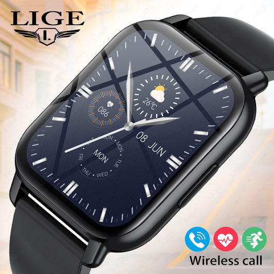 LIGE AMOLED Smartwatch with Bluetooth Call & Fitness Tracker – Unisex