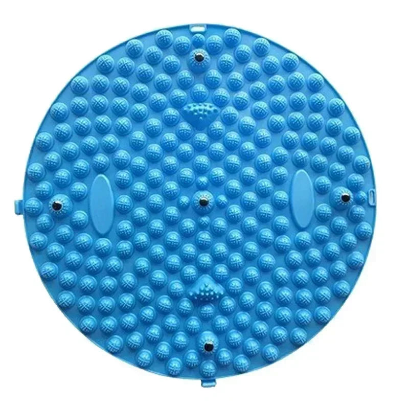 Foot Yoga Massage Acupressure Board Mat | Muscle Relaxation Round Exercise Mat | Fitness Foot Training Acupuncture Physiotherapy
