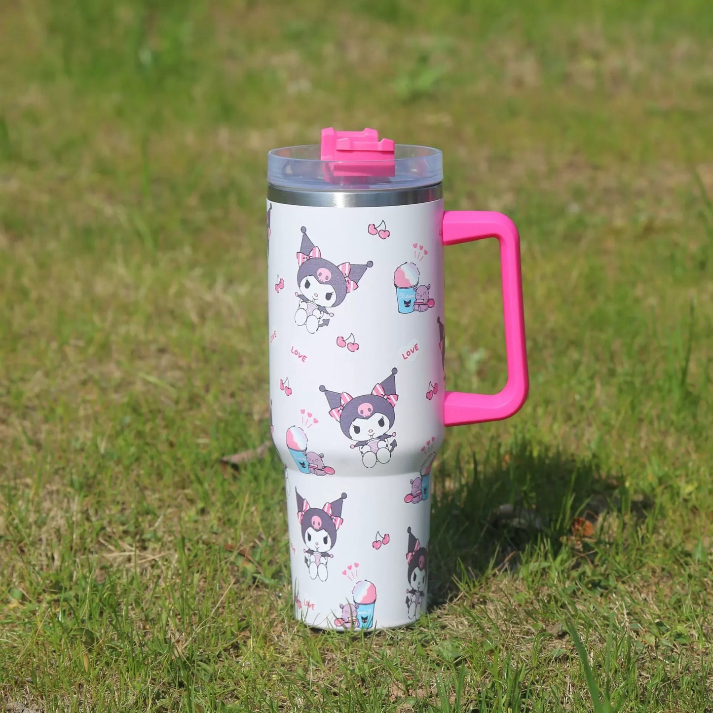 Sanrio 40oz Hello Kitty Kuromi Insulated Bottle – Stainless Steel Flask