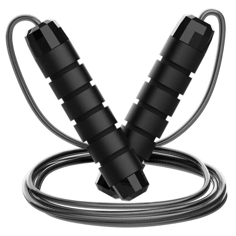 Adjustable Steel Wire Jump Rope – Tangle-Free Skipping for Fitness