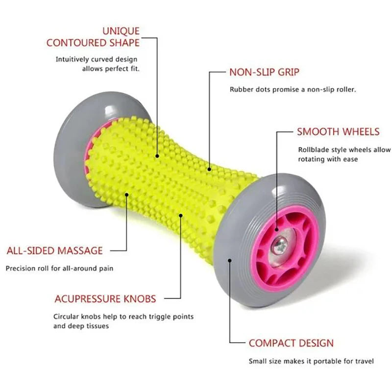 Foot & Body Fascia Massage Roller – Manual Muscle Relaxation Tool