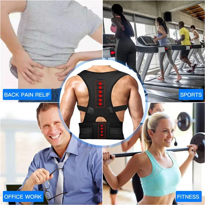Magnetic Therapy Posture Corrector for Back Support