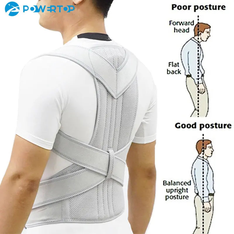 Adjustable Posture Corrector Brace for Back Pain Relief