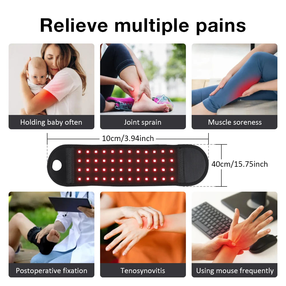 Red Light Therapy Wrist Wrap for Pain Relief