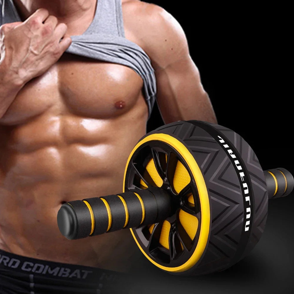 Single-Wheel AB Roller – Non-Slip Core Trainer for Home Fitness