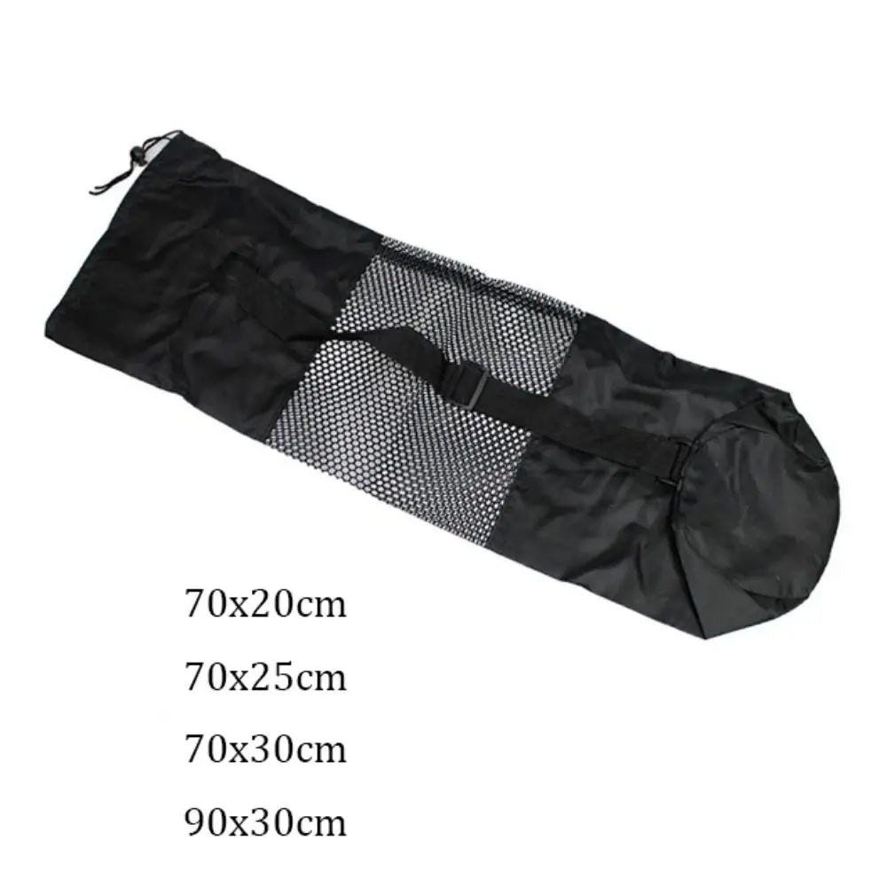 Breathable Mesh Yoga Mat Bag with Adjustable Strap – Lightweight & Durable