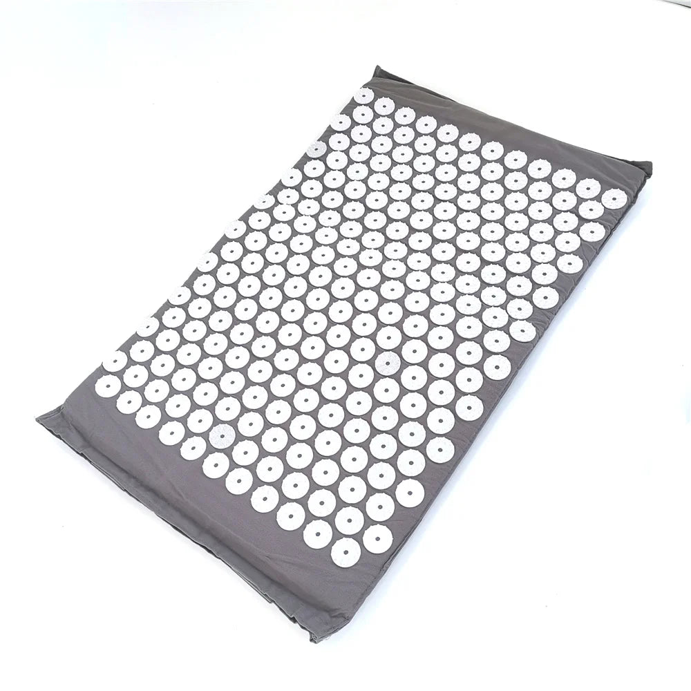 Acupressure Mat and Pillow Set – Yoga Massage Cushion for Pain Relief and Relaxation
