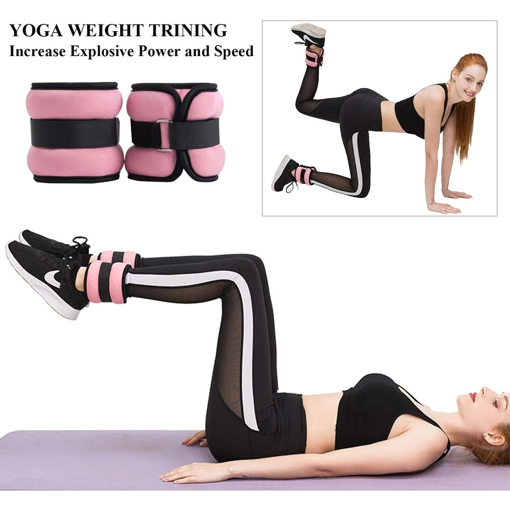 Adjustable Ankle/Wrist Weights – 0.5kg or 1kg Pair for All Ages