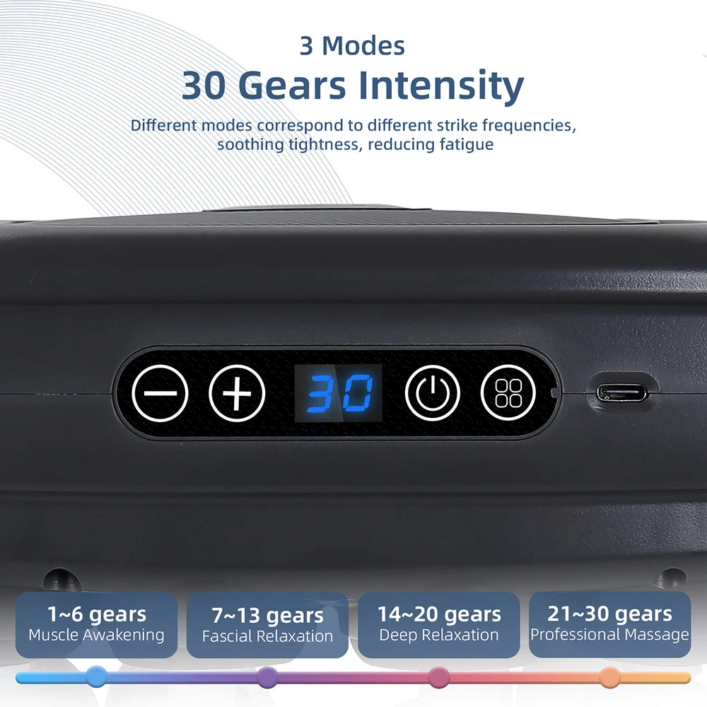 8-Head High-Frequency Massage Gun – Deep Tissue Muscle & Body Relaxation Tool