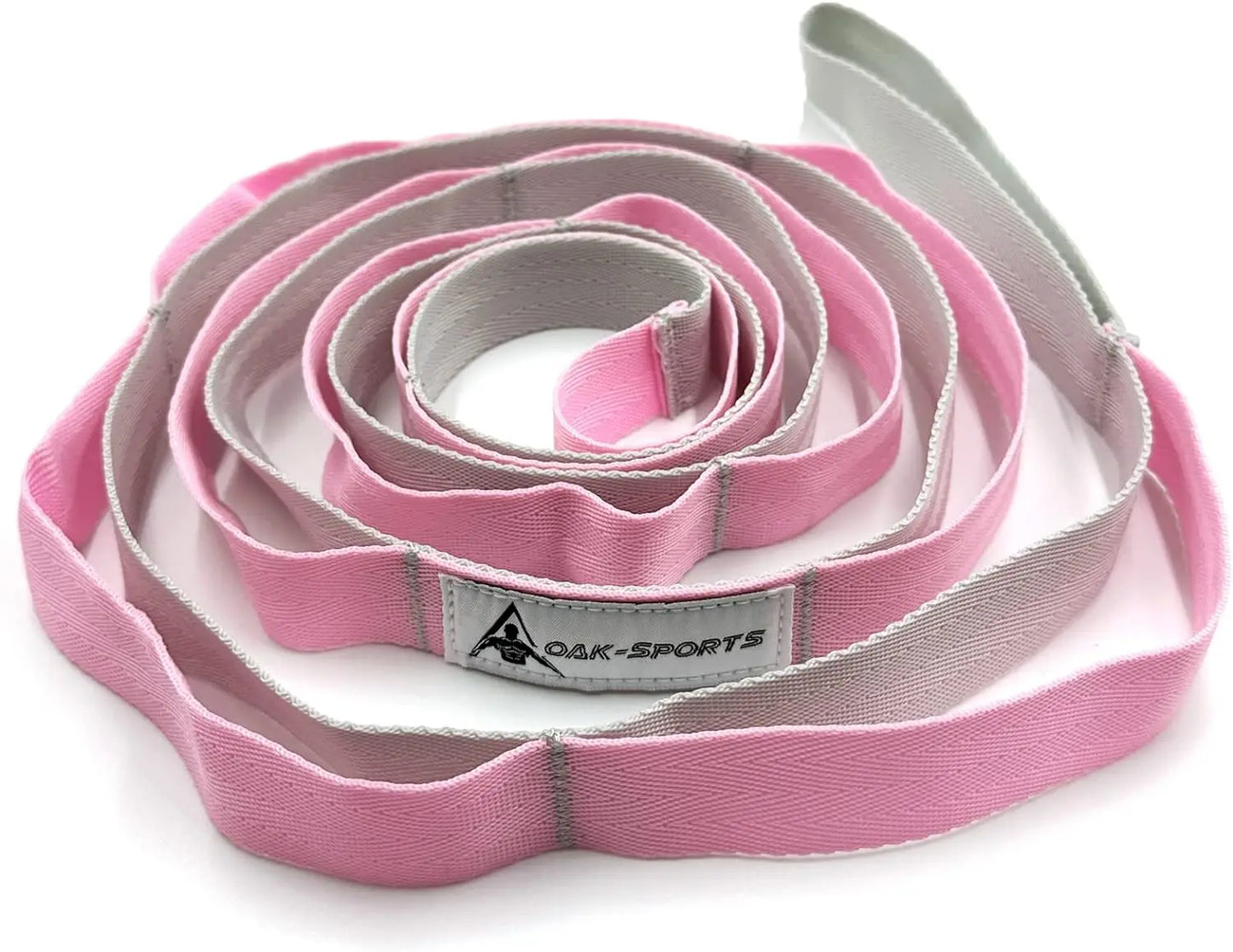 Non-Elastic Stretching Strap with Loops – Yoga & Physical Therapy Aid