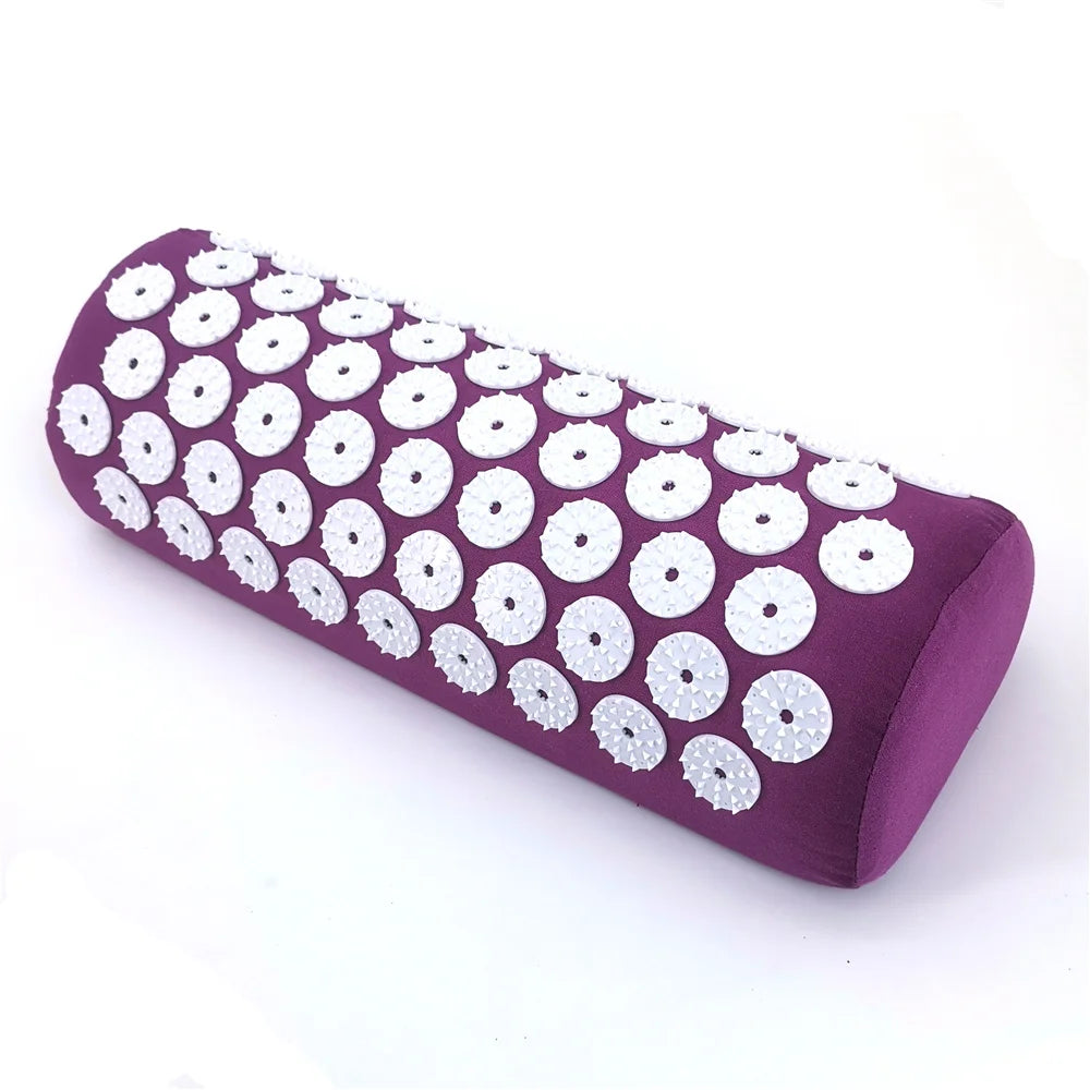 Acupressure Mat and Pillow Set – Yoga Massage Cushion for Pain Relief and Relaxation